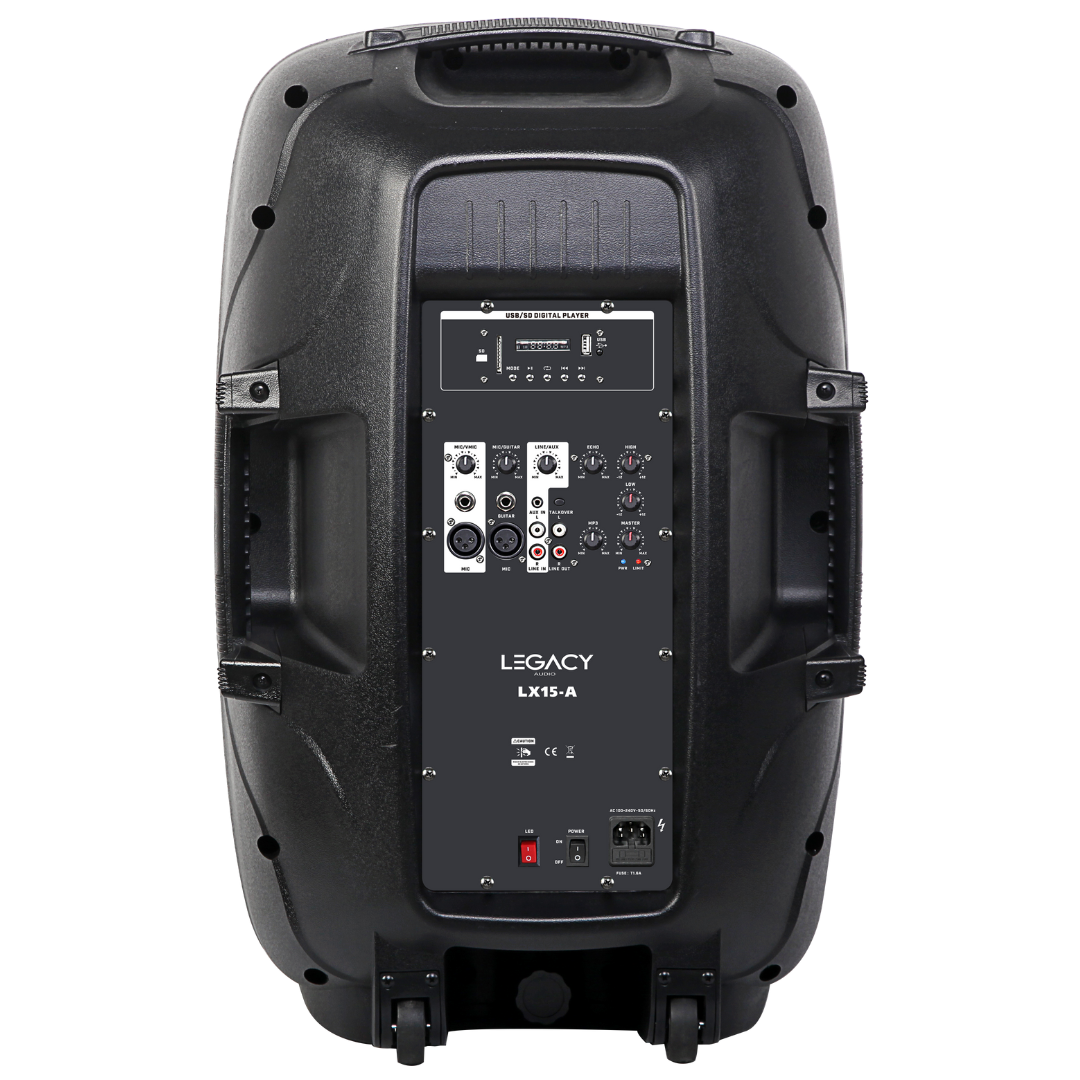 LEGACY LX15-A – Cabina Activa 15″ 450W con LED RGB y Bluetooth
