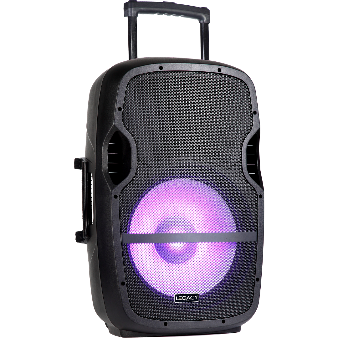 LEGACY L15-GO – Cabina Activa Recargable 15″ 540W LED RGB con Bluetooth 5.0