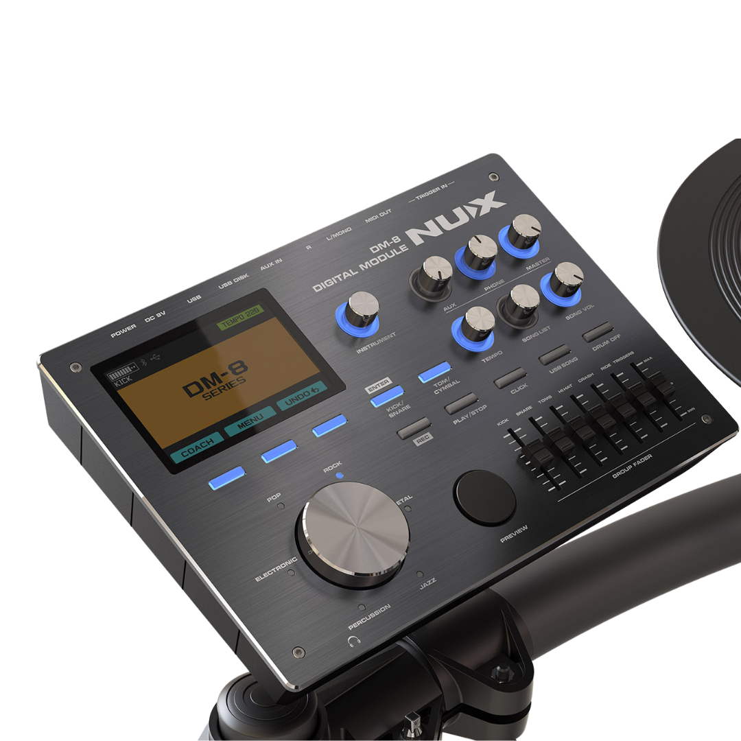 Batería Electrónica NUX DM-8 | Set Completo Profesional