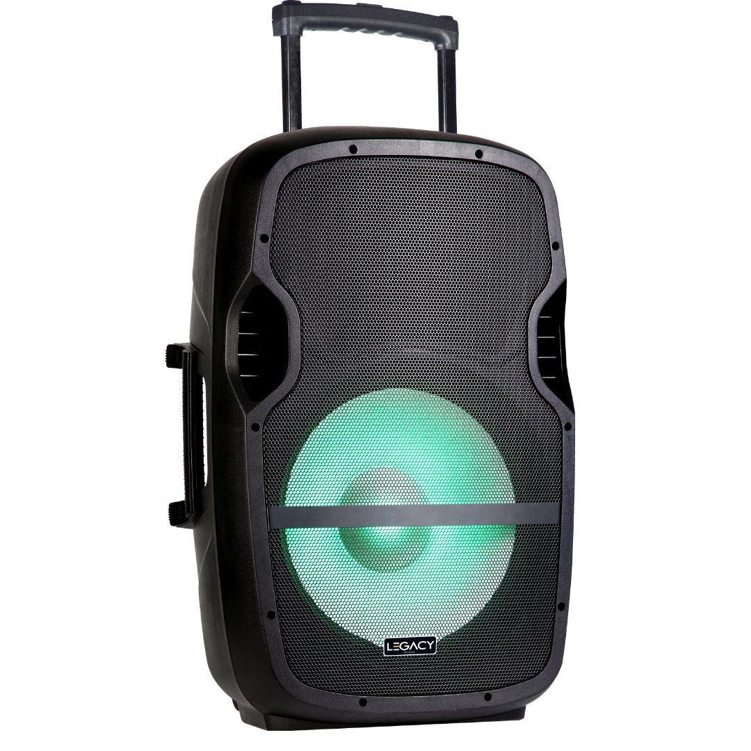 LEGACY L15-GO – Cabina Activa Recargable 15″ 540W LED RGB con Bluetooth 5.0