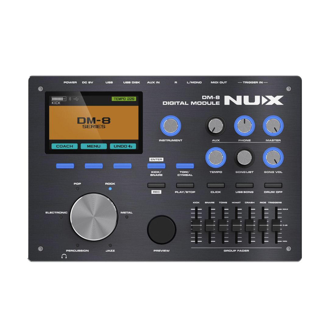 Batería Electrónica NUX DM-8 | Set Completo Profesional