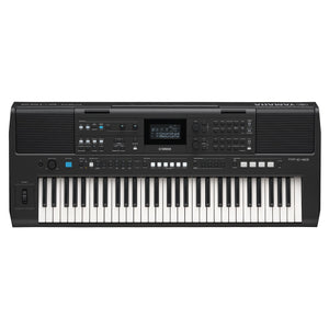 Teclado Yamaha PSR-E483 de 61 teclas vista superior