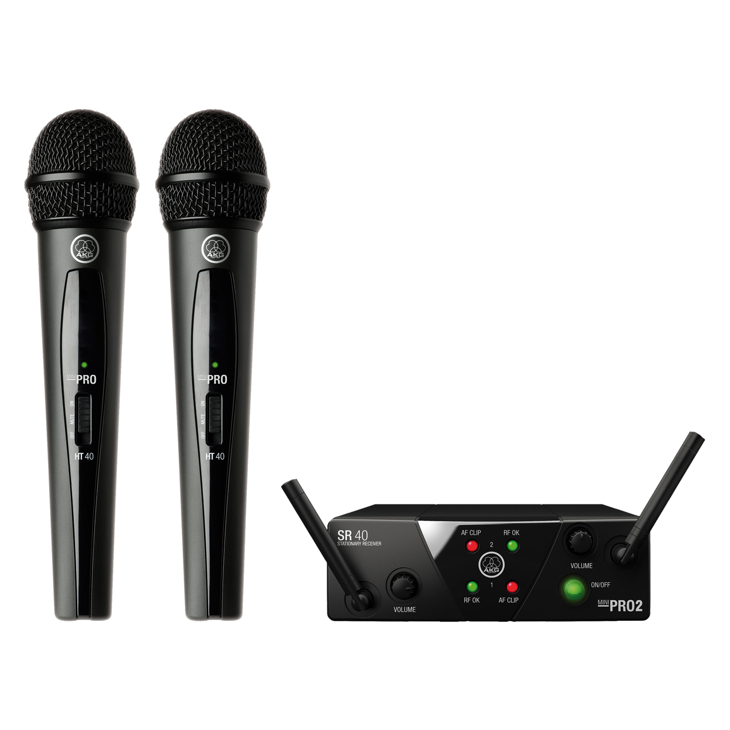 Micrófono AKG WMS40 Inalambrico mini dual voz set