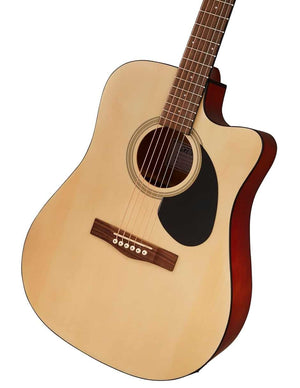 Gretsch Prelude D100CE Natural detalle del cuerpo