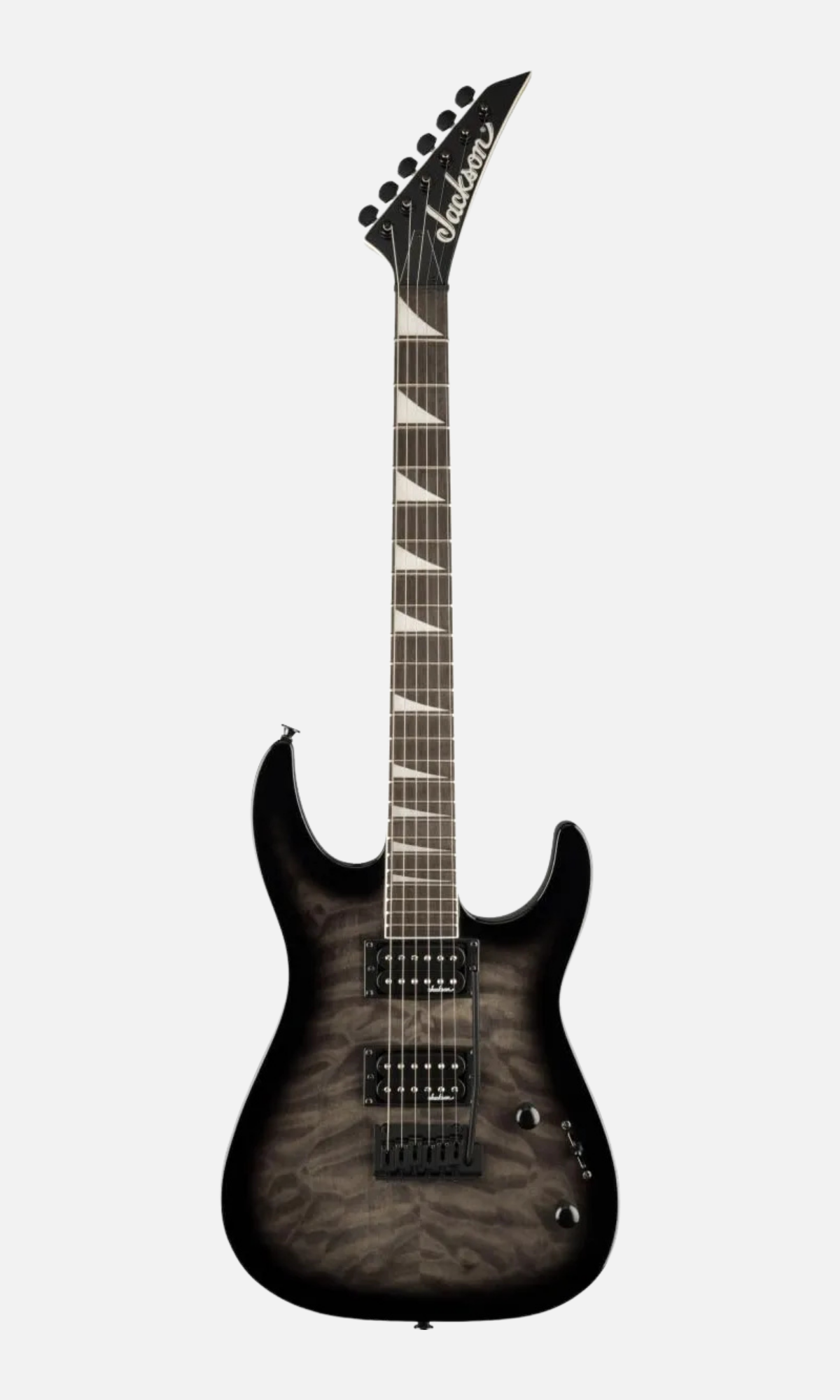 Jackson JS Series Dinky JS20 DKQ Guitarra Eléctrica – Transparent Black Burst