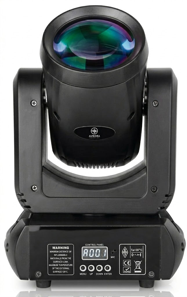 Aurora B120 – Cabeza Móvil Beam LED 120W con Doble Prisma