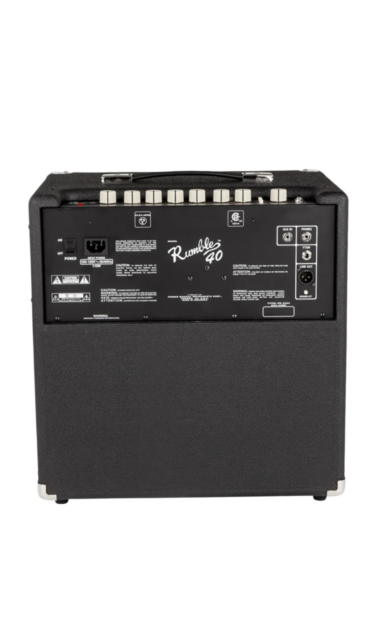 Amplificador Fender Rumble 40 para bajo , 1x10” y 40 W RMS