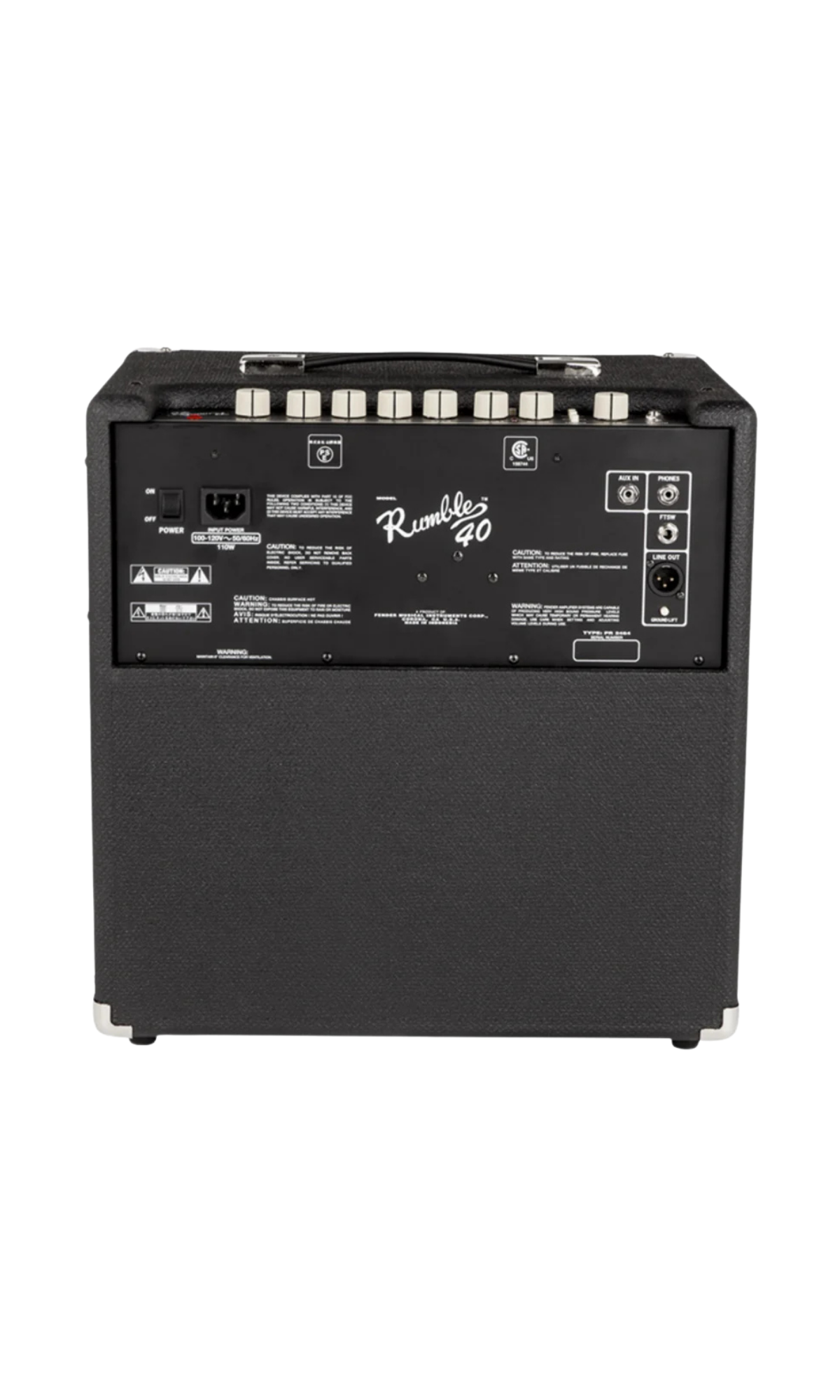 Amplificador Fender Rumble 40 para bajo , 1x10” y 40 W RMS