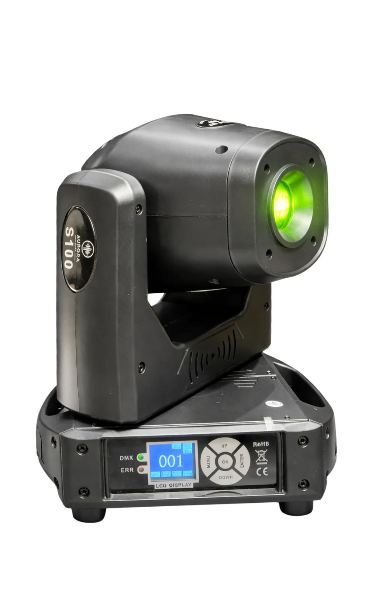 Aurora S100 – Cabeza Móvil Spot LED 100W + Anillo RGB