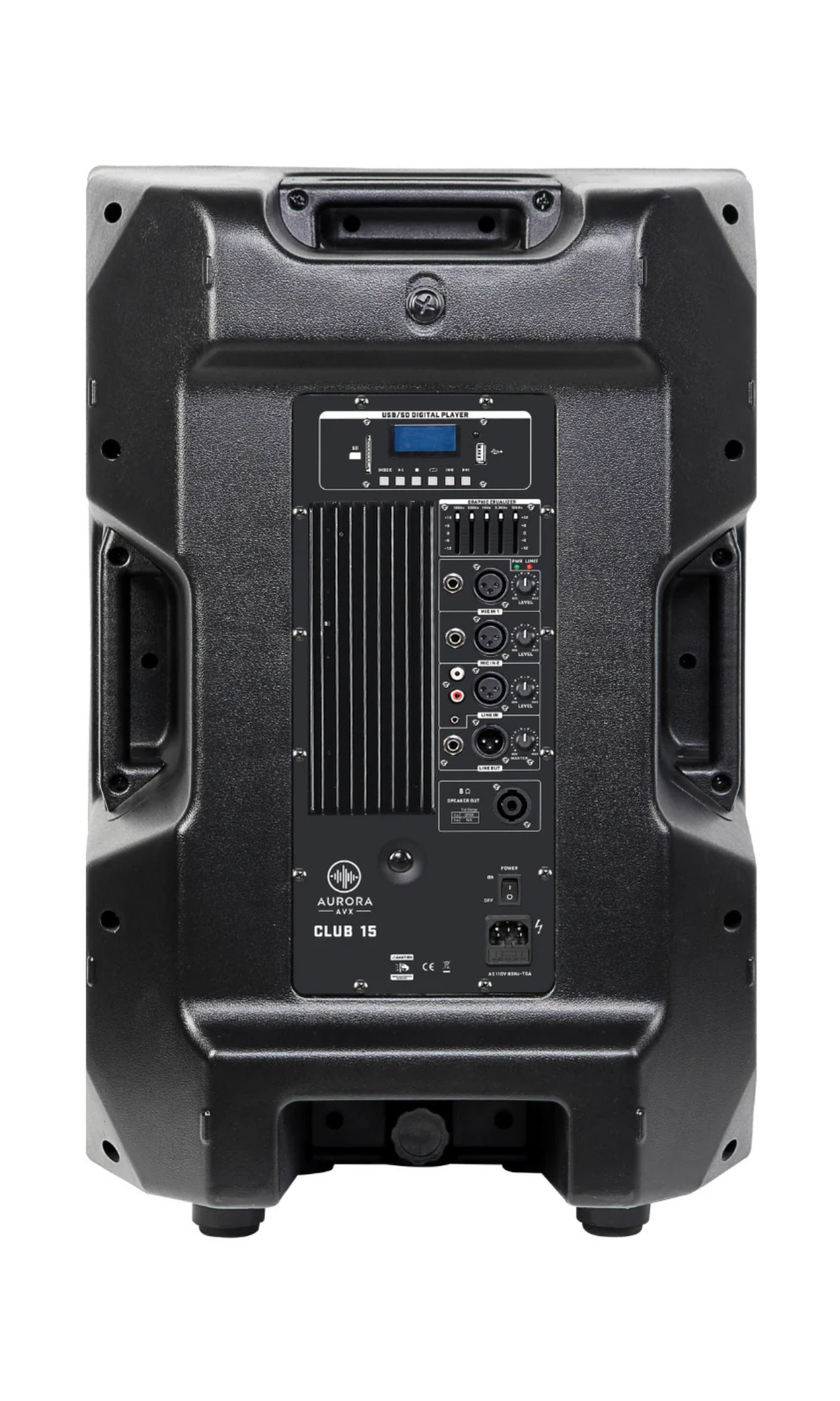 AURORA CLUB 15 – Cabina Activa Profesional 15″ 1050W con Bluetooth