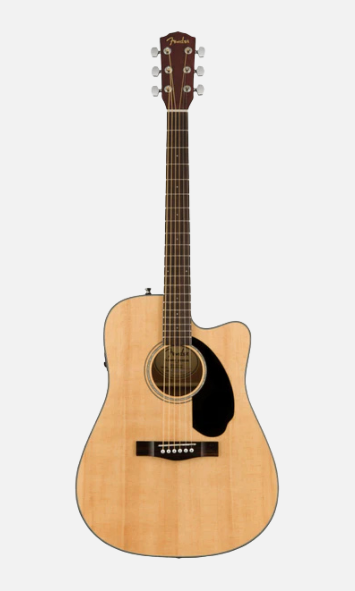 Fender CD-60SCE Natural — Guitarra electroacústica dreadnought con tapa de abeto y electrónica Fishman