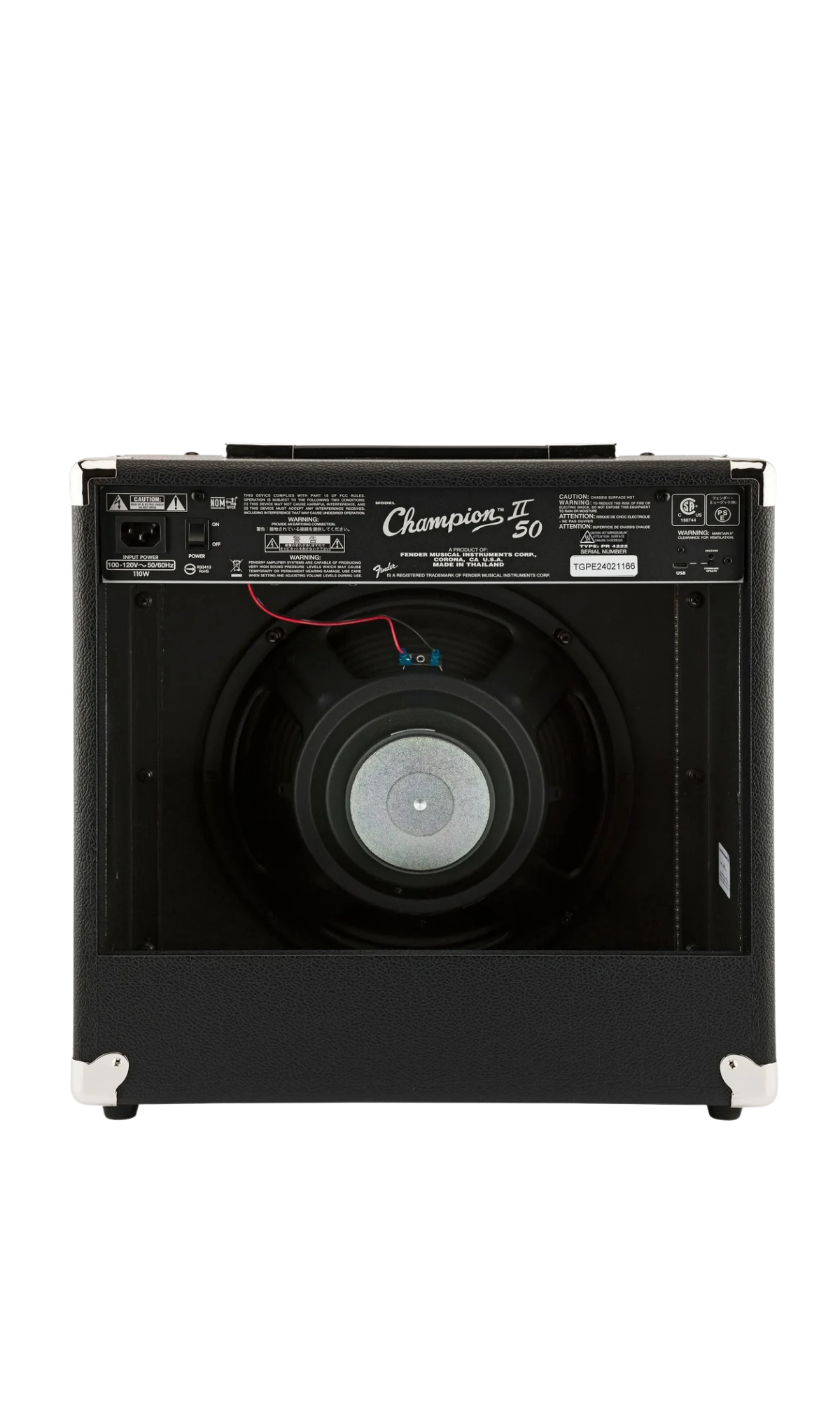 Fender Champion II 50 – Amplificador de guitarra eléctrica 50W (120V)