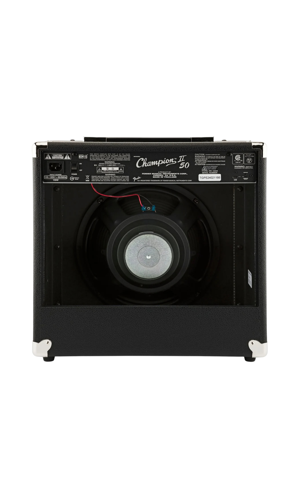 Fender Champion II 50 – Amplificador de guitarra eléctrica 50W (120V)