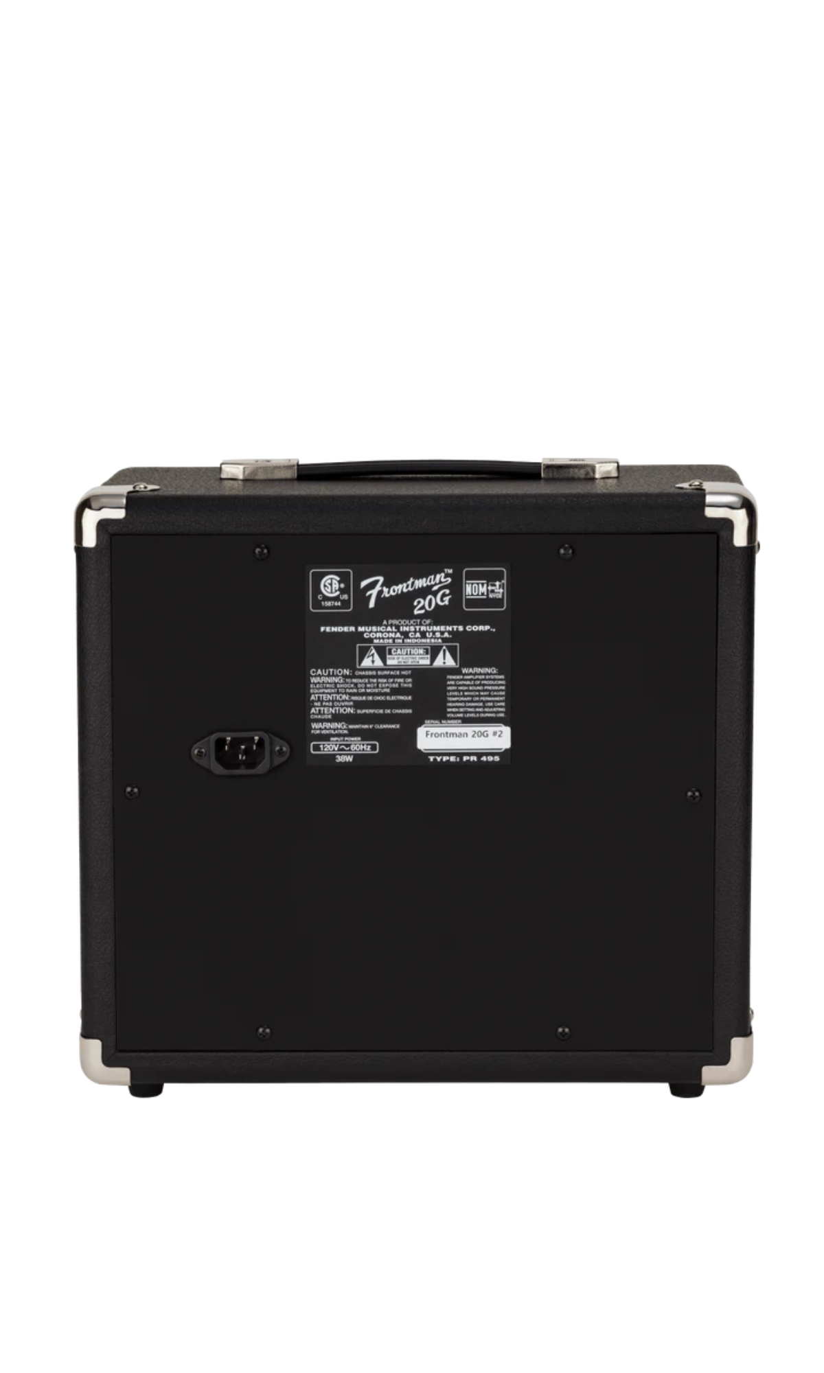 Fender Frontman 20G – Amplificador Combo Solid State 20W para Guitarra Eléctrica