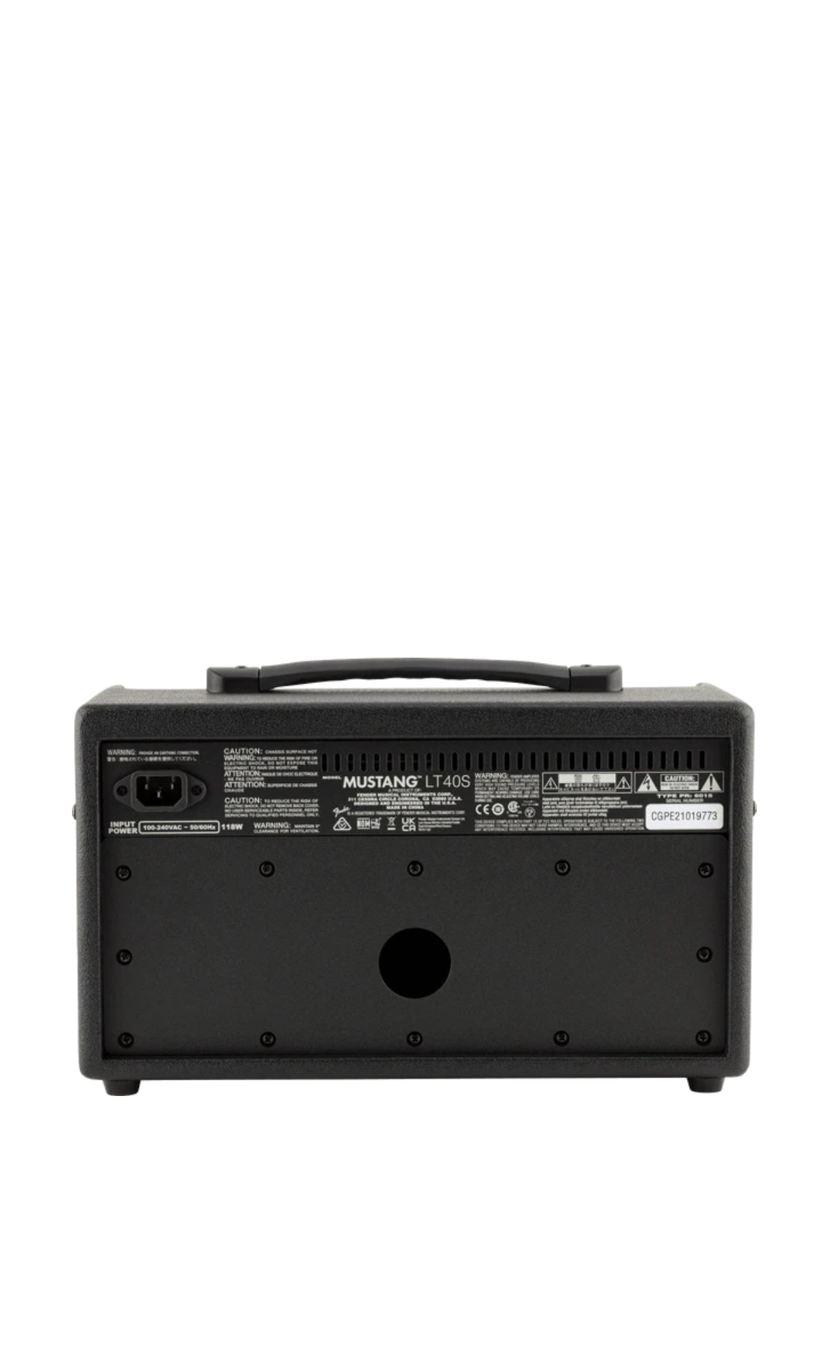 Fender Mustang LT40S – Amplificador Combo Modeling 40W Estéreo para Guitarra Eléctrica
