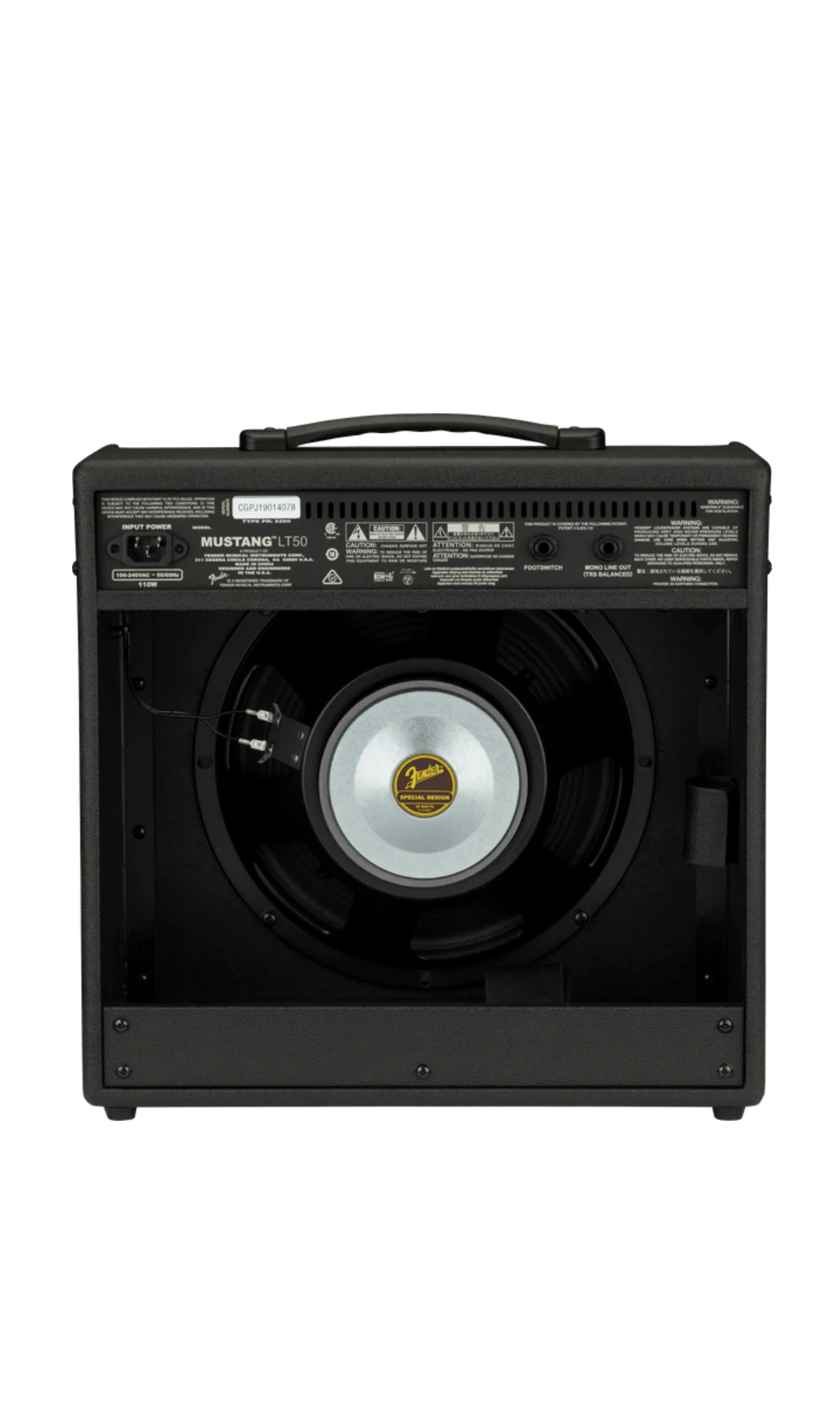Fender Mustang LT50 – Amplificador Combo Modeling 50W 1x12" para Guitarra Eléctrica