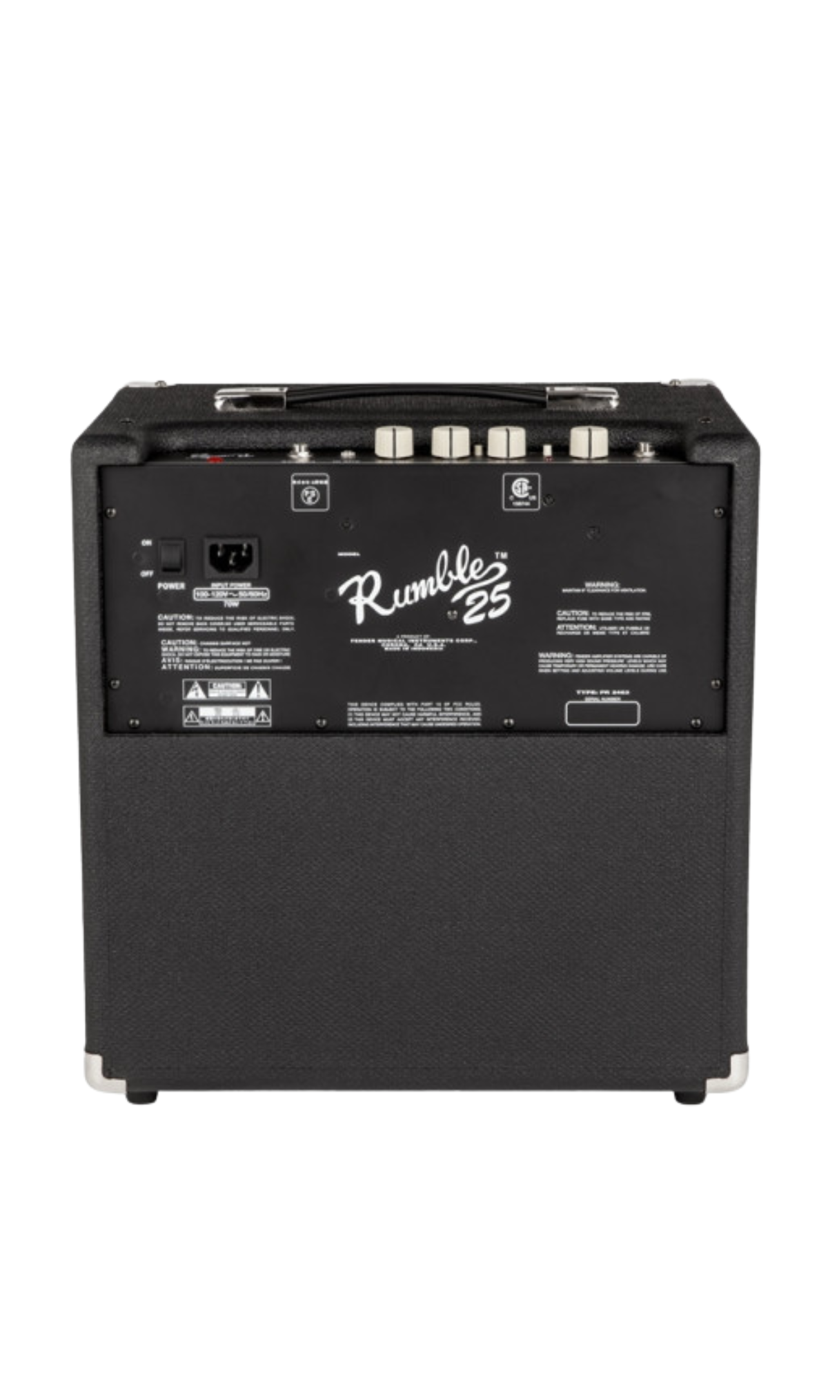 Fender Rumble 25 V3 – Amplificador para bajo eléctrico 25W