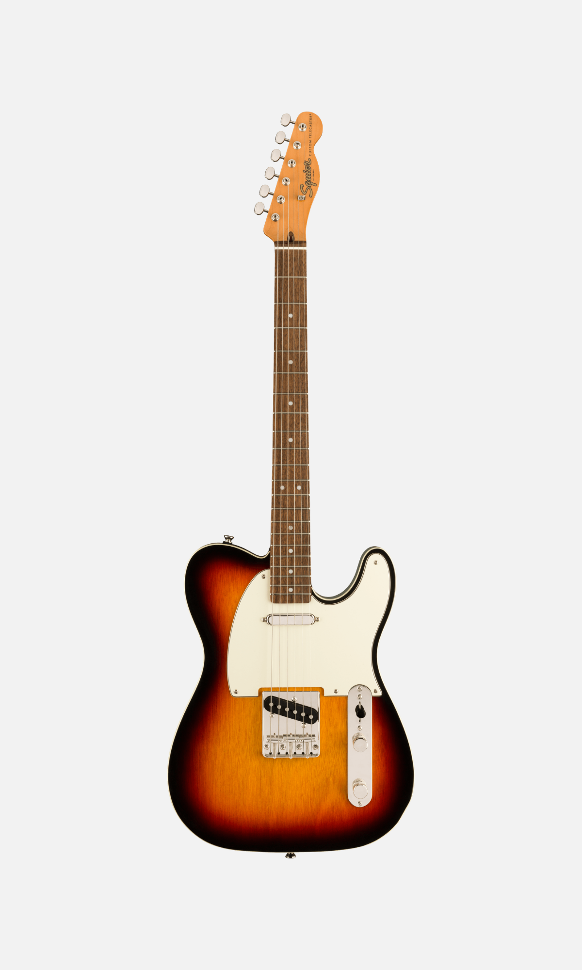 Guitarra eléctrica Squier Classic Vibe ’60s Custom Telecaster — Laurel Fingerboard, 3-Ply Parchment Pickguard, 3-Tone Sunburst