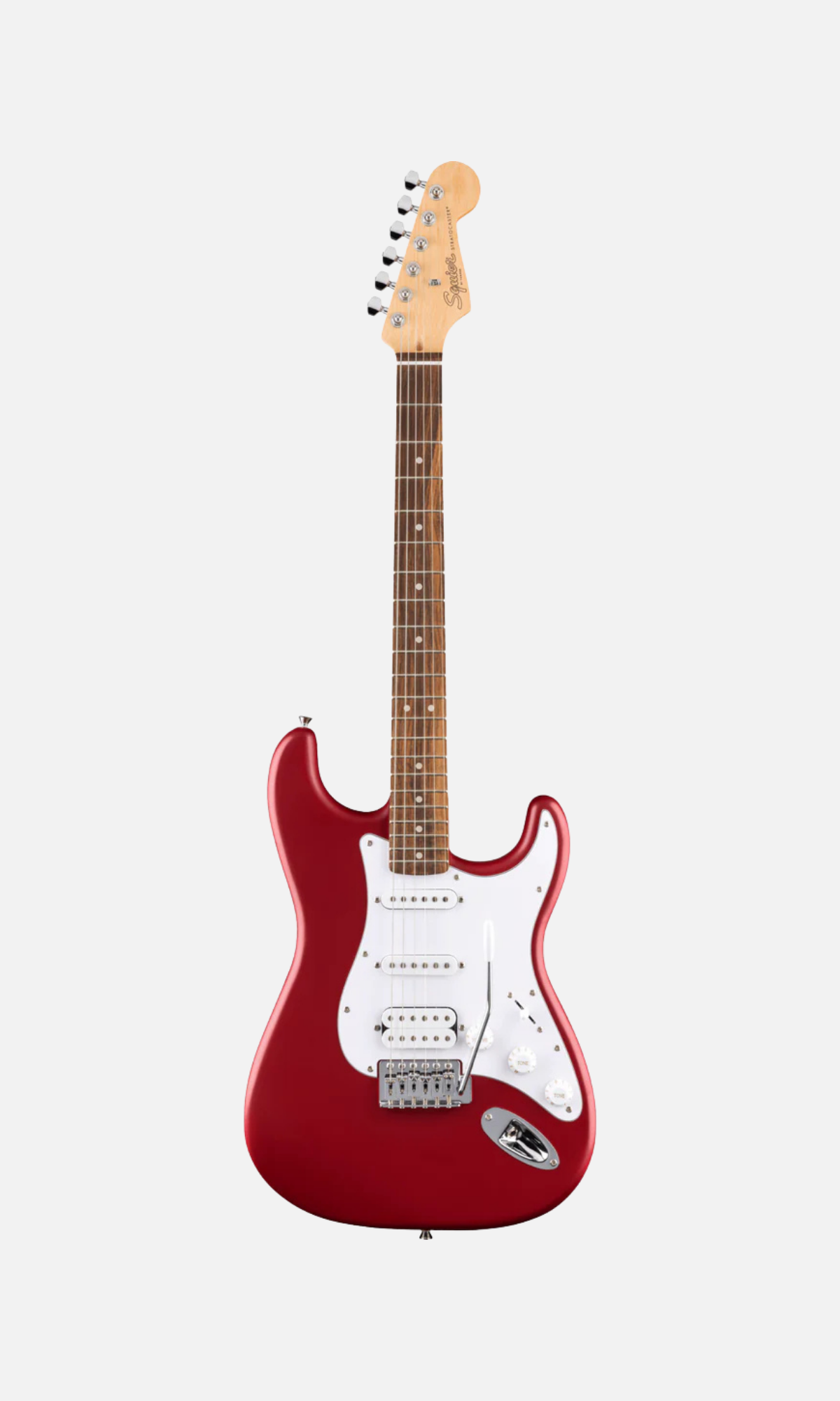 Guitarra Eléctrica Squier Debut Stratocaster SSS – Dakota Red con Diapasón de Laurel