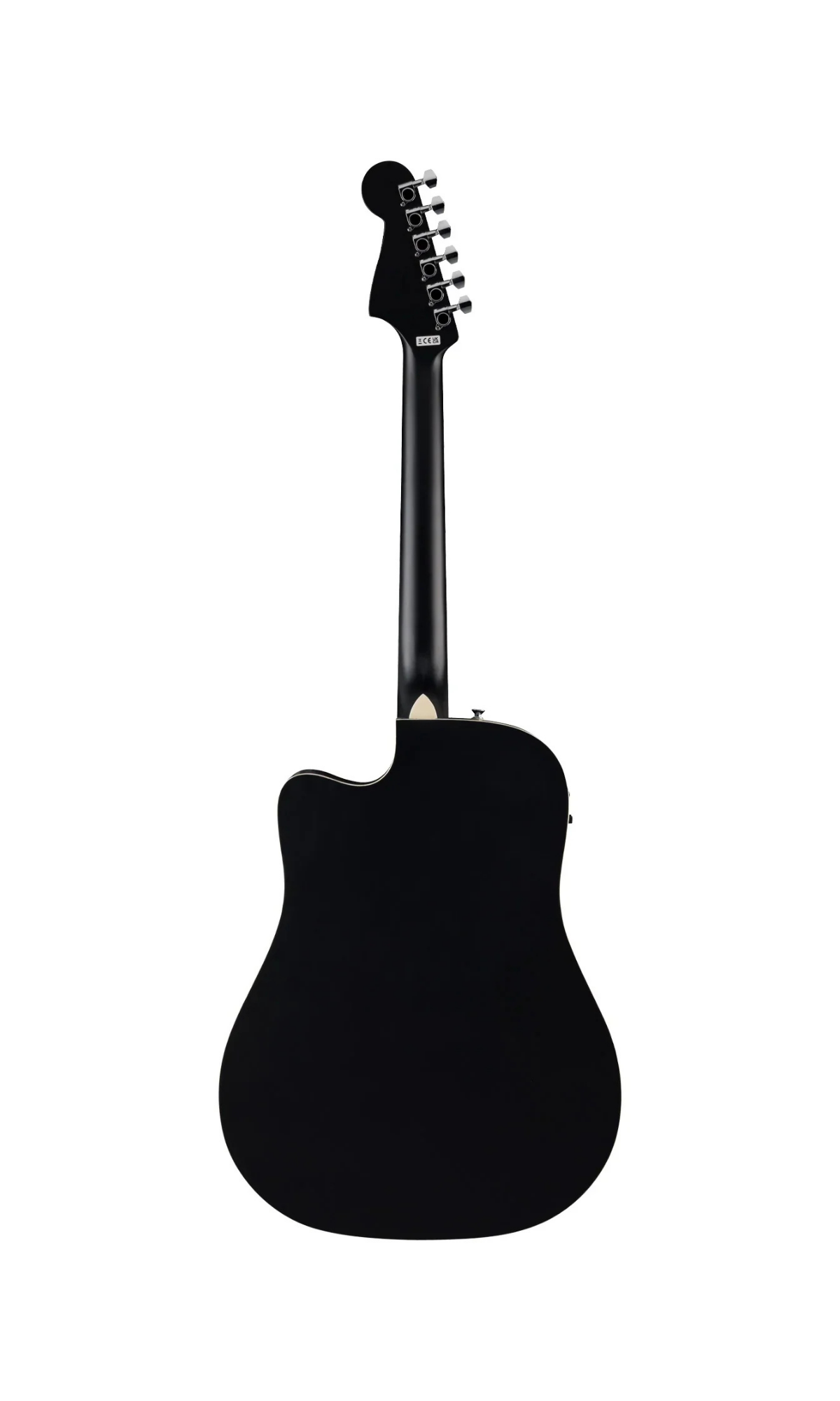 Guitarra electroacústica tipo dreadnought, acabado negro - Fender California Debut Redondo CE Negra
