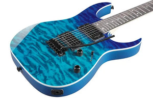 Ibanez GRG120QASP-BGD guitarra eléctrica - detalle cuerpo - WM Instrumentos Colombia