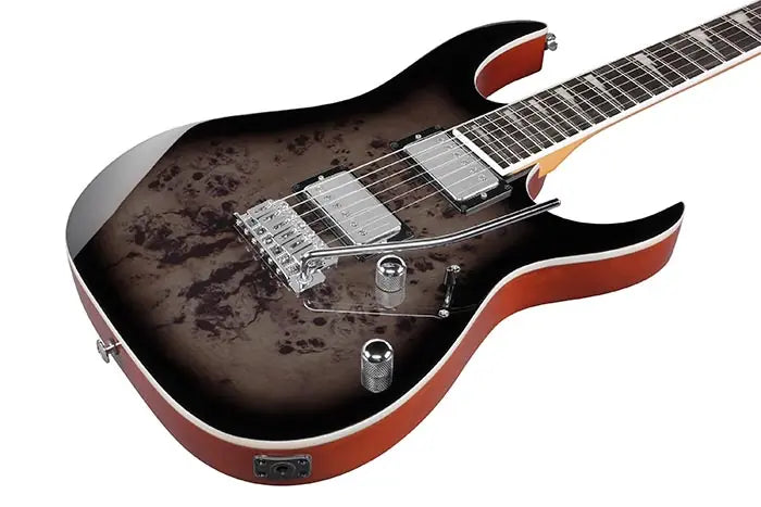 Ibanez GRG220PA1-BKB guitarra eléctrica - detalle cuerpo - WM Instrumentos Colombia
