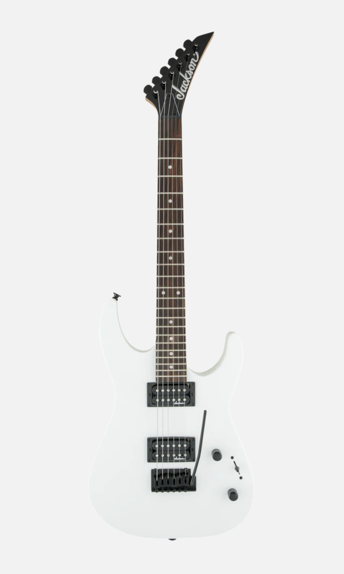 Jackson JS11 Dinky (DK) – Guitarra eléctrica 22 trastes, diapasón de amaranth, blanca