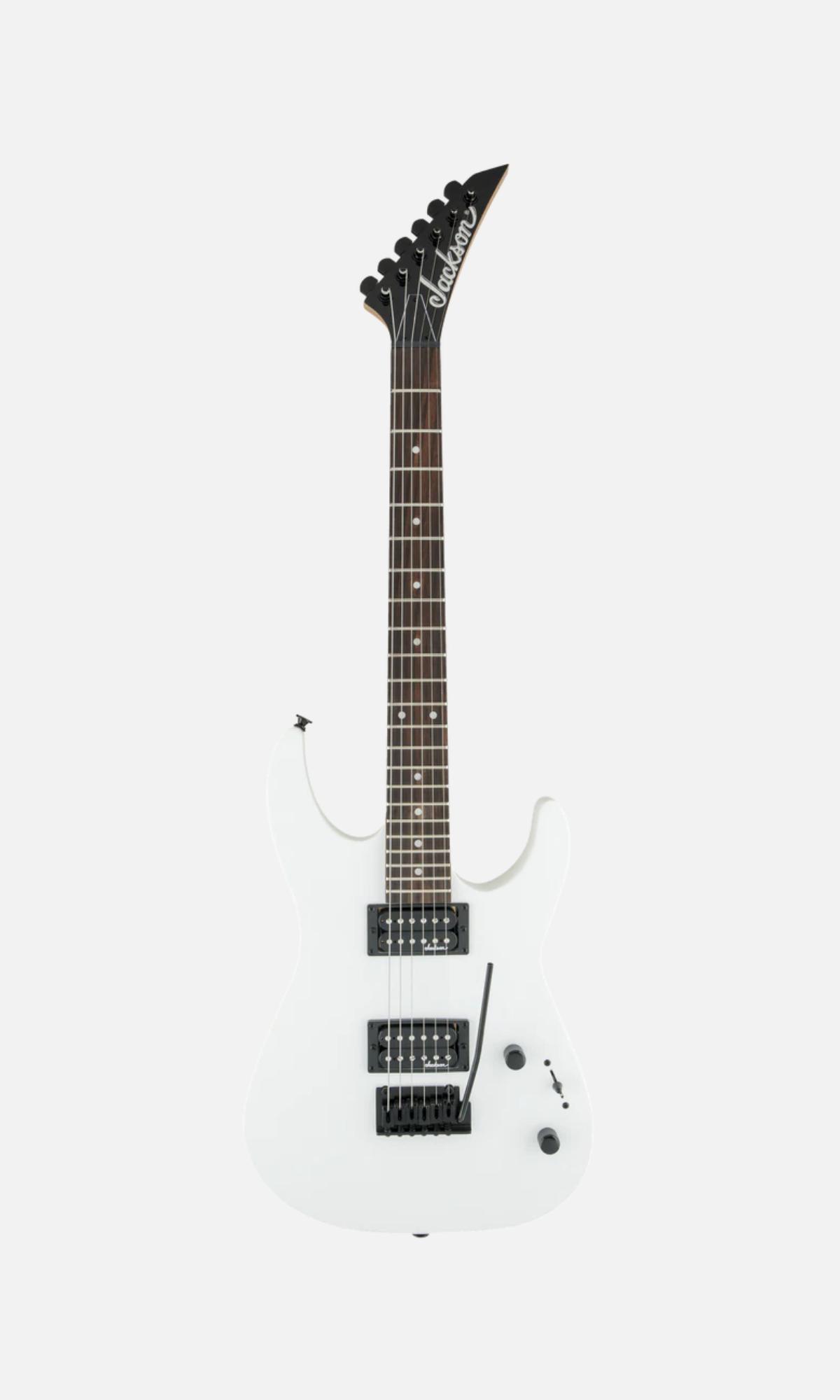 Jackson JS11 Dinky (DK) – Guitarra eléctrica 22 trastes, diapasón de amaranth, blanca