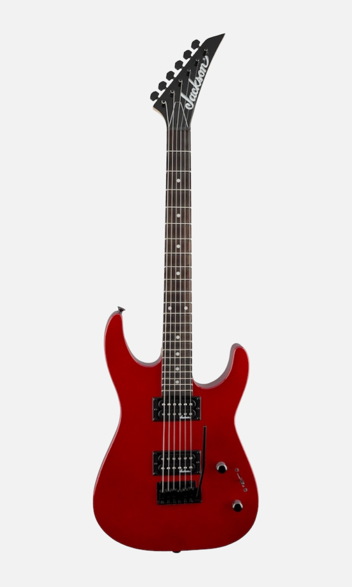 Jackson JS11 Dinky (DK) – Guitarra eléctrica 22 trastes, diapasón de amaranth, Metallic Red