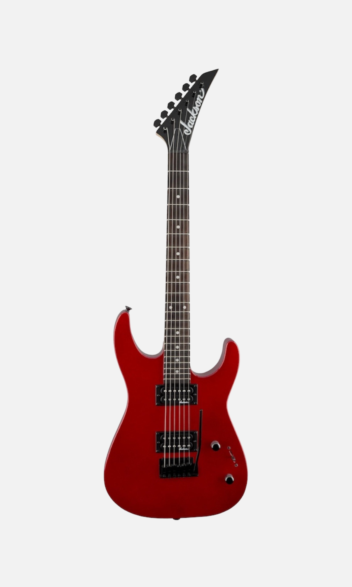 Jackson JS11 Dinky (DK) – Guitarra eléctrica 22 trastes, diapasón de amaranth, Metallic Red