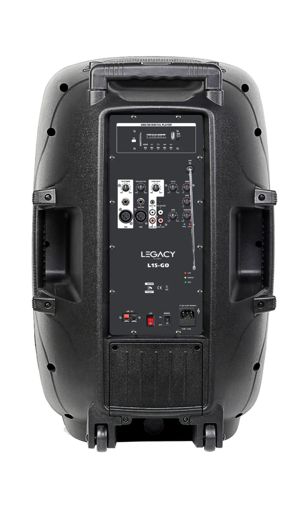 LEGACY L15-GO – Cabina Activa Recargable 15″ 540W LED RGB con Bluetooth 5.0