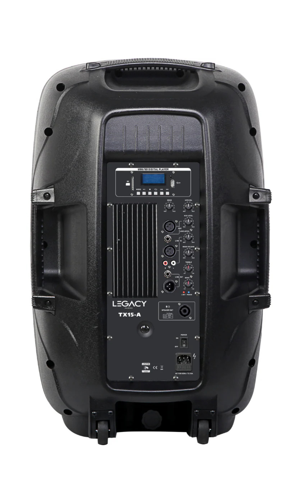 LEGACY TX15-A – Cabina Activa 15″ 600W con Bluetooth y USB