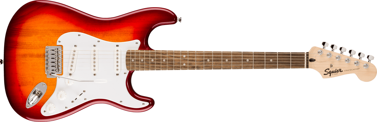 Squier Sonic Stratocaster Sienna Sunburst, vista frontal, referencia 0373150547
