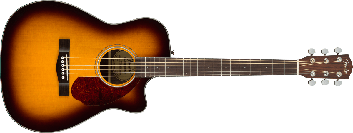 Fender CC-140SCE Concert Sunburst con estuche, vista frontal, referencia 0970253332