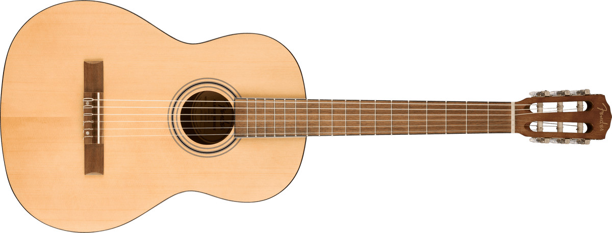 Fender CN-30WN Nylon Wide Neck Vintage Natural, vista frontal, referencia 0973060921