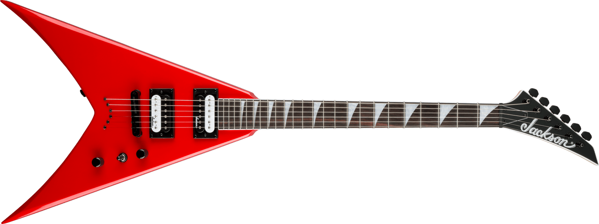 Jackson King V JS32T Racing Red, vista frontal, referencia 2910135539