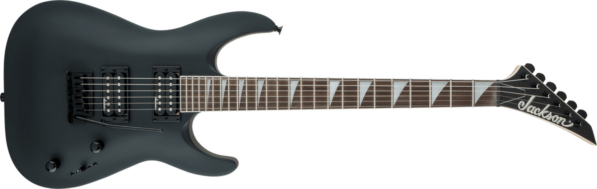 Jackson JS22 DKA Dinky Satin Black, vista frontal, referencia 2910224568