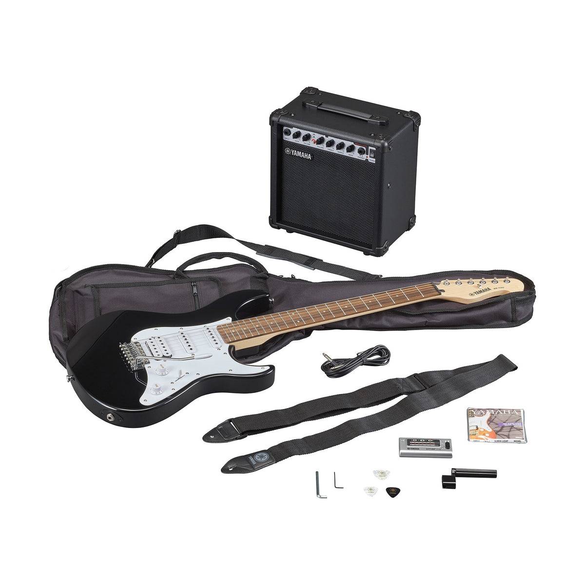 Kit Yamaha EG112GPII con guitarra EG112C, amplificador y accesorios