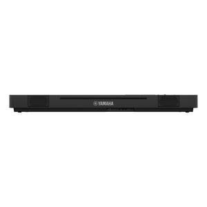 Vista trasera y conexiones del piano digital Yamaha P-225B negro