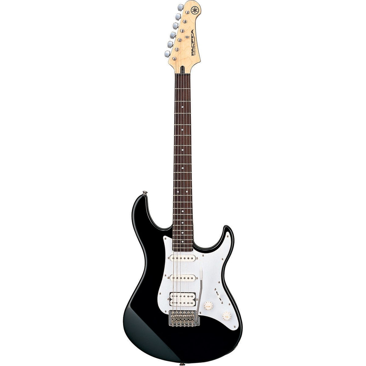 Yamaha Pacifica PAC012 negra, vista frontal