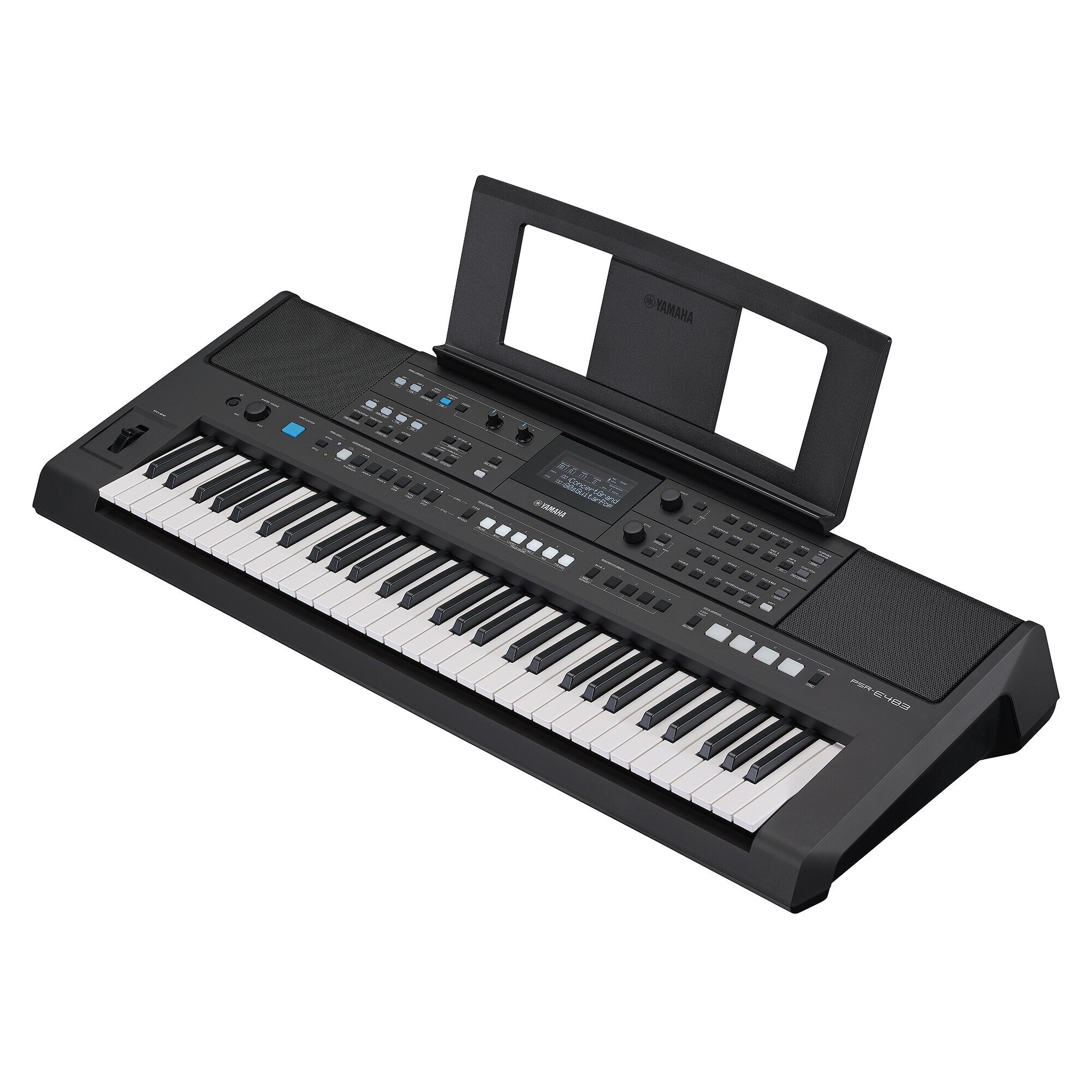 Yamaha PSR-E483 con atril incluido
