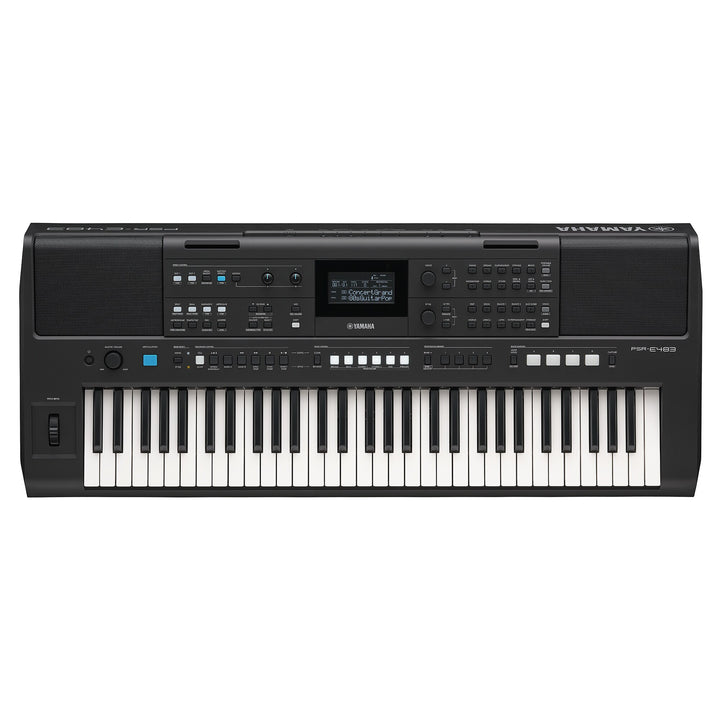 Yamaha PSR-E483 Teclado de 61 Teclas Sensitivas con 860 Voces