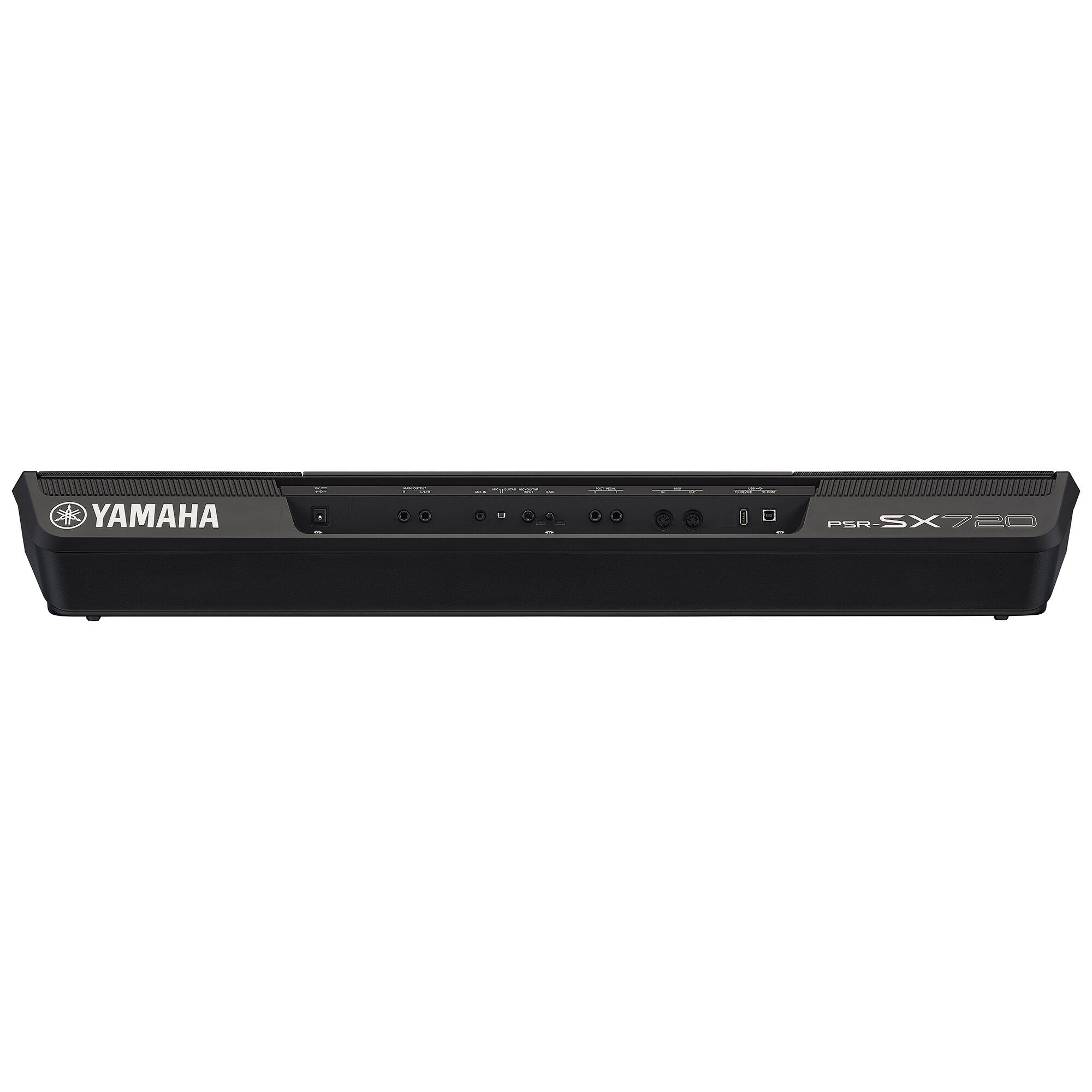 Conexiones posteriores del Yamaha PSR-SX720
