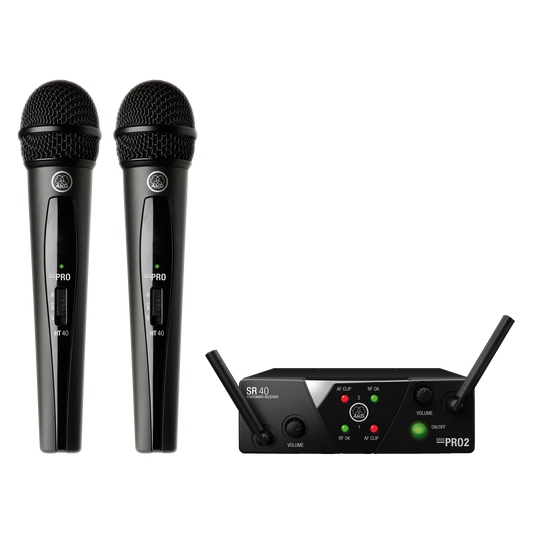 Micrófono AKG WMS40 Inalambrico mini dual voz set