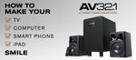 M-Audio AV-32.1 Monitores