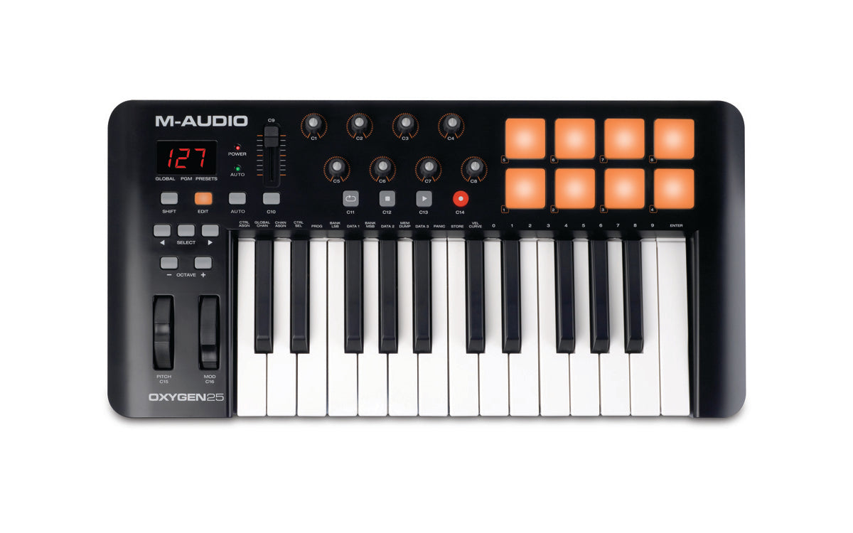 M-Audio Oxygen MK IV controlador 25/49/61 teclas
