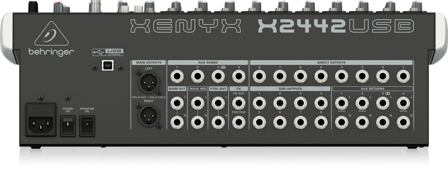 Behringer Xenyx X2442USB Mezclador con USB y Efectos