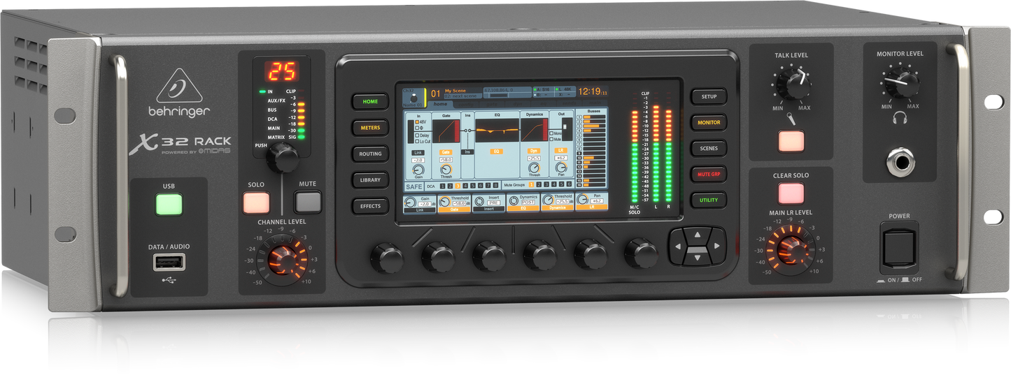 Behringer X32 Rack Mezclador digital de montaje en rack de 40 canales