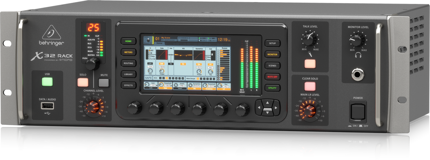 Behringer X32 Rack Mezclador digital de montaje en rack de 40 canales