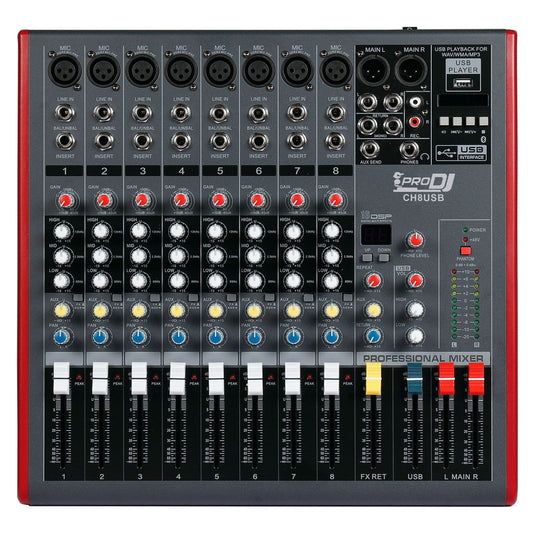 Prodj CH8USB mezclador